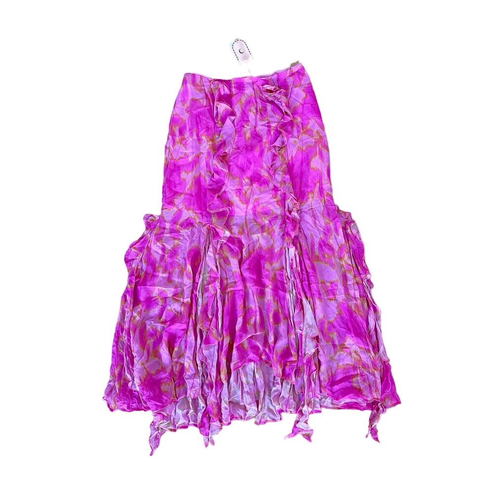 The Wolf Gang - Rhapsody Flowy Maxi Skirt in Candy Haze Pink